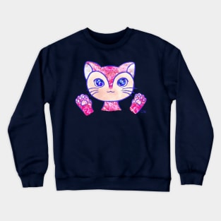 Flower Cat Crewneck Sweatshirt